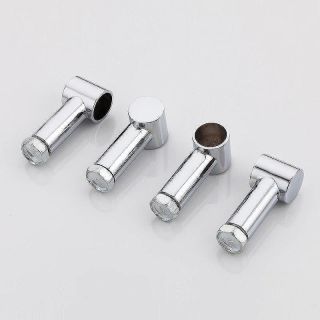 Стеклянная полка Frap F1907-3 хром