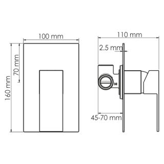 Биде CeramaLux Lux Classic 2051 напольное белое