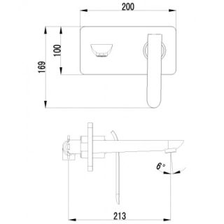 Смеситель для раковины Lemark Melange (LM4926CW)