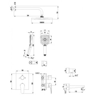 Душевая программа для ванны Lemark Shift (LM4322C)