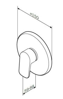 Смеситель Am.Pm Spirit F7075000 для душа