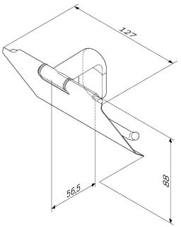 Держатель для туалетной бумаги с крышкой Am.Pm X-Joy чёрный матовый A84341422