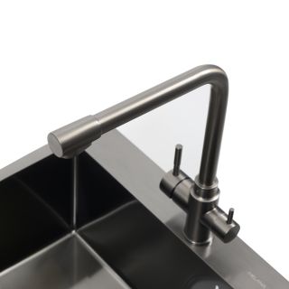 Мойка MLN-D6045HB +3 Melana ProfLine 3,0/220 графит