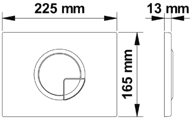 Инсталляция для унитаза Berges Novum R5 с кнопкой soft touch чёрный 040225