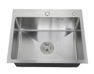 Кухонная мойка РМС MR-5050 с корзиной и дозатором нержавеющая сталь