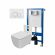 Комплект унитаза с инсталляцией Point Элемент PN48233WC с сиденьем Микролифт