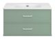 Подвесная тумба под раковину Brevita Verde 90 УТ000026839 зеленый