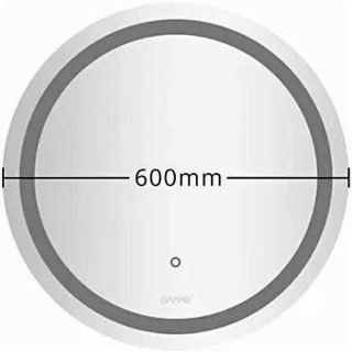 Зеркало с подсветкой Gappo G603 60 см сенсорный выключатель