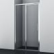 Душевая дверь WasserKRAFT Lopau 120 32S05L профиль Хром стекло прозрачное