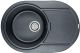 Мойка кухонная Paulmark Fittich PM317650-BLM чёрный металлик