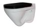 Унитаз Sanita Luxe Attica Luxe Color Black ATCSLWH0110 Белый с черным сиденьем Микролифт