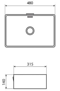 Раковина  Allen Brau Fantasy 48 4.11002.20 Белая