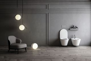 Подвесной унитаз Boheme Avva 972-W безободковый белый глянец