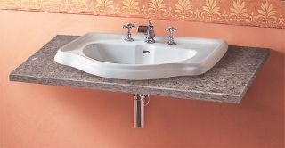 Раковина Kerasan Retro 103001*3 белая 62 см