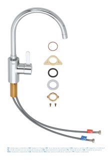 Смеситель для кухни Grohe Eurosmart Cosmopolitan 32843002 хром