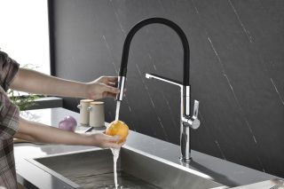 Смеситель для кухни Paulmark Barrel Ba214029-CR хром