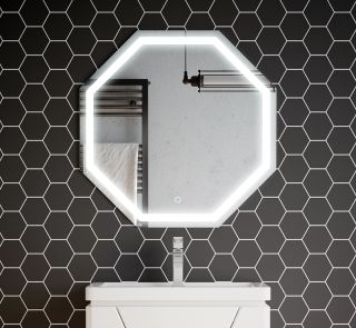 Зеркало с подсветкой Corozo Каре 70см SD-00000853