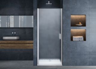 Душевая дверь Vincea Alpha 70 VDP-3AL700MT профиль Хром стекло текстурное