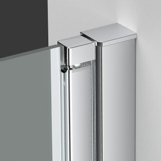 Душевая дверь Vincea Alpha 75 VDP-3AL750MT профиль Хром стекло текстурное