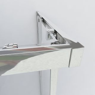 Душевой уголок Vincea Garda 110х110 VSS-1G1111CH профиль Хром стекло шиншилла