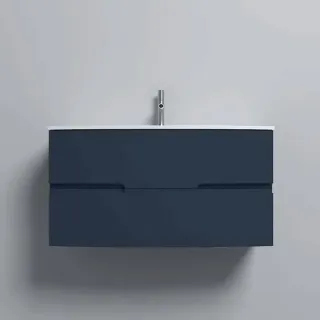 Тумба под раковину Jacob Delafon Nona EB1889RU-G98 100 см с интегрированными ручками тёмно-синий
