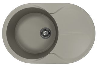 Кухонная мойка Florentina Лацио 780 серый шёлк