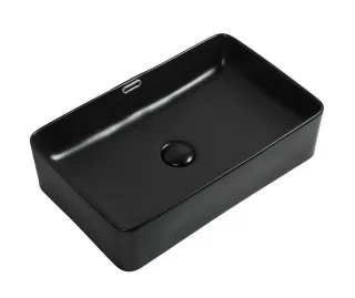 Раковина накладная Aquanet Perfect-3-MB 273676 55 см чёрный матовый