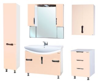 Шкаф Bellezza Лагуна 60см бежевый 00000001601