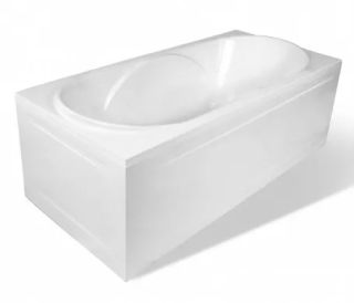 Экран боковой для ванны Эстет Astra silk ФР-00014632 80см белый