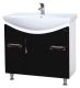 Тумба под раковину Bellezza Лагуна 85см чёрный 00000001399