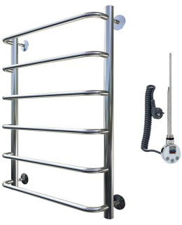 Электрический полотенцесушитель Тругор Идеал 1 80x50см хром Идеал1/элТЭН8050