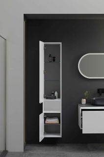 Шкаф пенал Allen Brau Infinity 35 L 1.21010.WM подвесной Белый матовый