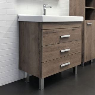 COMFORTY Тумба-умывальник Никосия 80Н  00-00007621