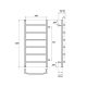 Полотенцесушитель водяной Point Афина PN04548 40x80см П6 хром