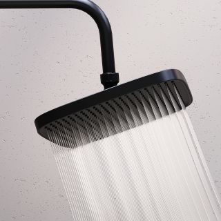 Душевая стойка Damixa Gala 953800300 с термостатом Черная матовая