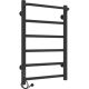 Полотенцесушитель электрический Laris Прайм ЧКЧ П6 400x600 L 73207592 Черный муар