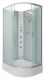 Душевая кабина Niagara NG-33084-14LBKG с гидромассажем 100x80см серебро/матовое