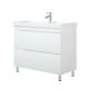 Тумба под раковину Corozo Юта Z2 100см белый SD-00000908