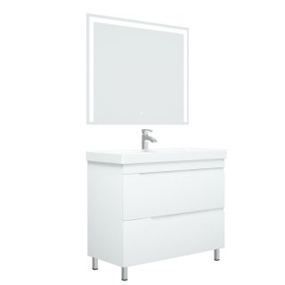 Тумба под раковину Corozo Юта Z2 100см белый SD-00000908