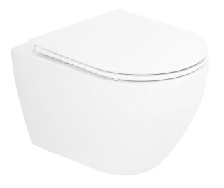 Подвесной унитаз Cezares Stylus безободковый белый CZR-6601-TH-TOR