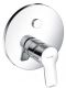 Встраиваемый смеситель для ванны и душа Kludi Pure&Solid хром 376590565
