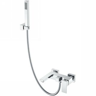 Смеситель для ванны Boheme Qubic 473-CR хром