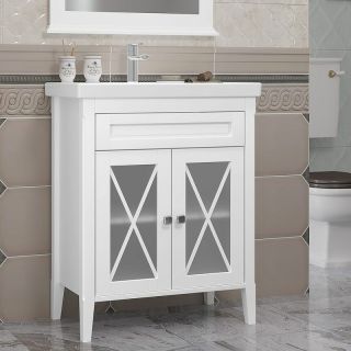 Тумба под раковину Opadiris Палермо 00-00006720 Белая матовая