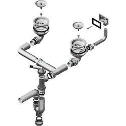 Двойной Сифон Alveus 1117293 Fi 114 POP UP INTERMEZZO