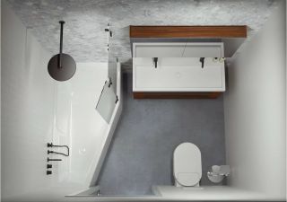 Акриловая ванна Riho Rethink Space Fall Plug and Play B113009005 R заполнение через перелив 170х90см белый