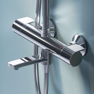 Душевая система AM.PM X-Joy F0785A500 с термостатом Хром