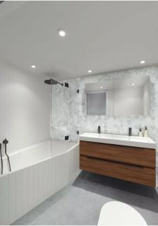 Акриловая ванна Riho Rethink Space Plug and Play B116005005 L 180х110см белый