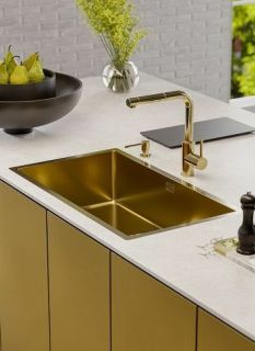 Дозатор для моющего средства Alveus Plum Gold 1129081 Золото