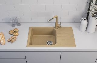 Кухонная мойка Alveus Granital Record 40 G11 Arctic 780x480x180 1144964 Белая