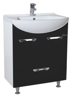 Тумба под раковину Bellezza Альфа 55см чёрный 00000005233